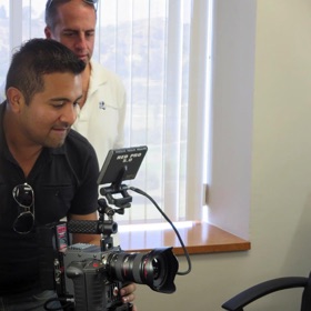 Filming a TV Spot for Casas Advisors 1
With Ivan Zapien